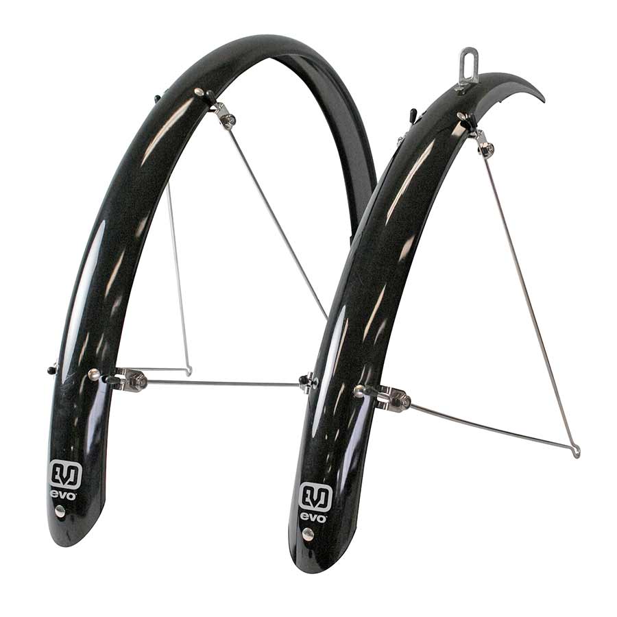 Guard, Fender, 26'' x 1.9'' to 2.1'', 60mm, Black, Pair