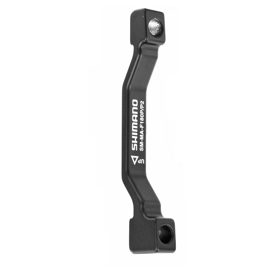 SM-MA-F180P/P2, Disc brake adapter for Post Mount caliper, Front, Post Mount fork, 180mm rotor