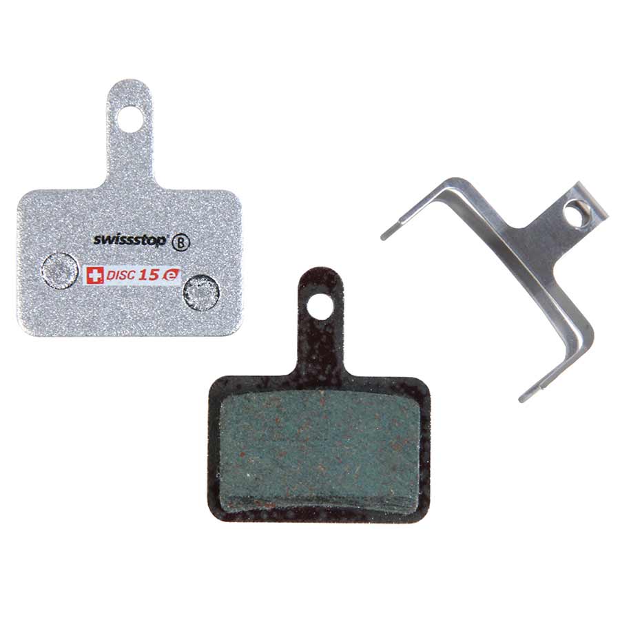 15 E, Disc brake pads, Shape: Deore BR-MT410, M375/485/486/515525/575/615, Auriga, Hylex, Spyre, Orion, Organic, Pair