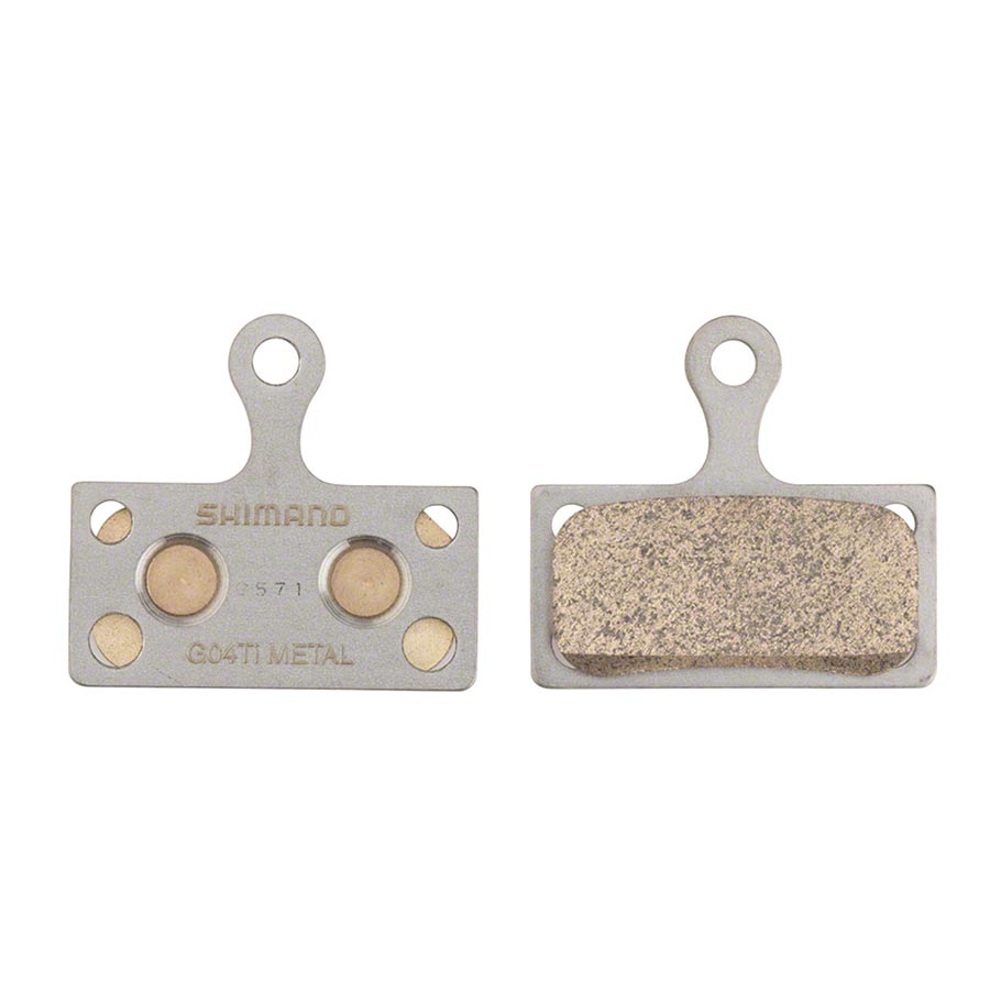 G-Type Ti, Disc Brake Pads, Shape: Shimano G-Type/F-Type/J-Type, Metallic, Pair, IBPG04TIMXA