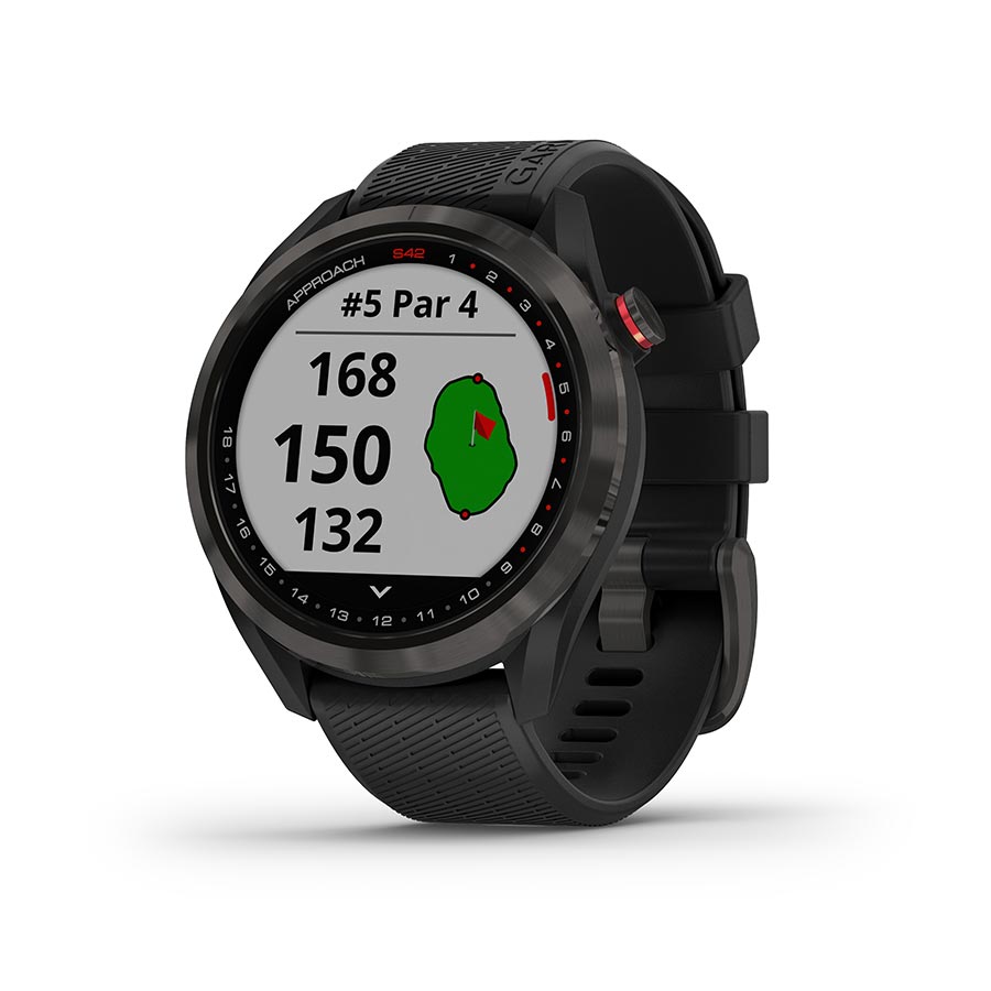 Black, Wristband: Black - Silicone