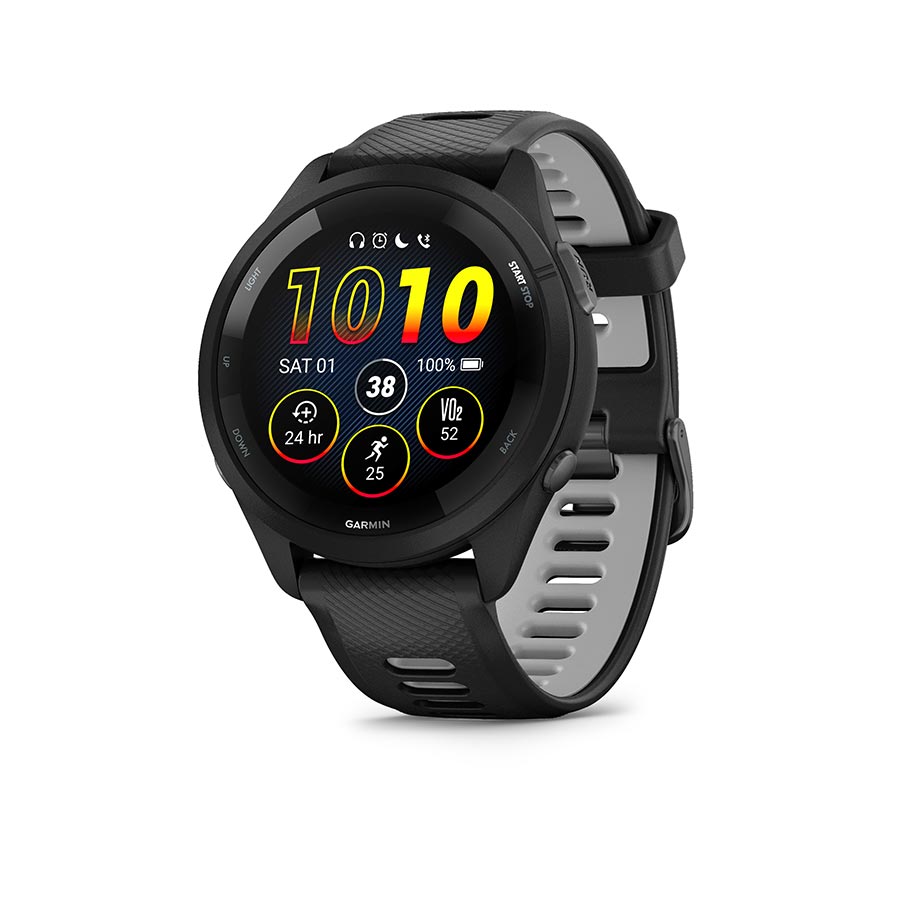 Black, Wristband: Black/Powder Grey - Silicone