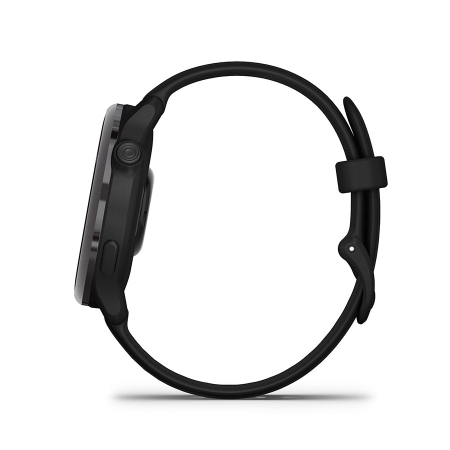 Garmin, vivoactive 6, Watch, Watch Color: Slate, Wristband: Black - Silicone