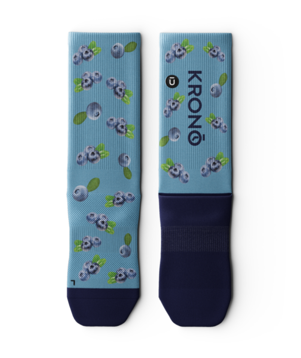 KRONO bas bleuets pale BLEU - Grandeur M/G