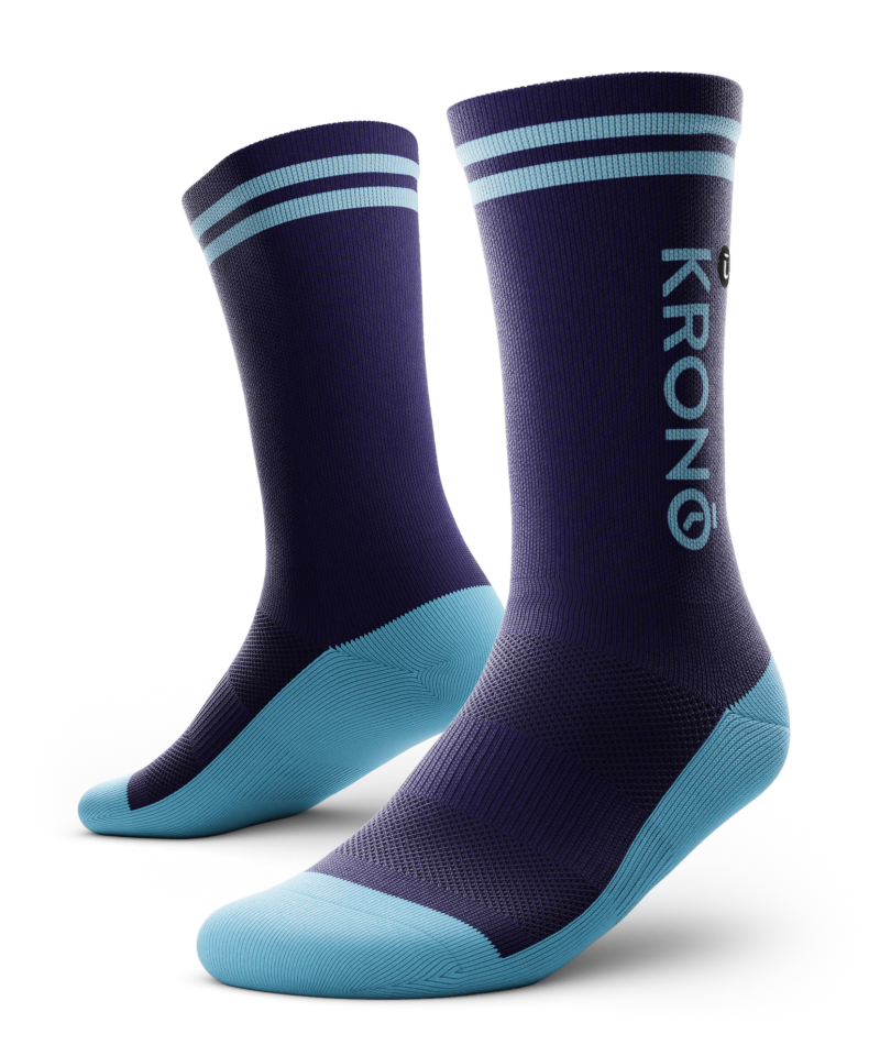 KRONO bas ligné BLEU - Grandeur P/M