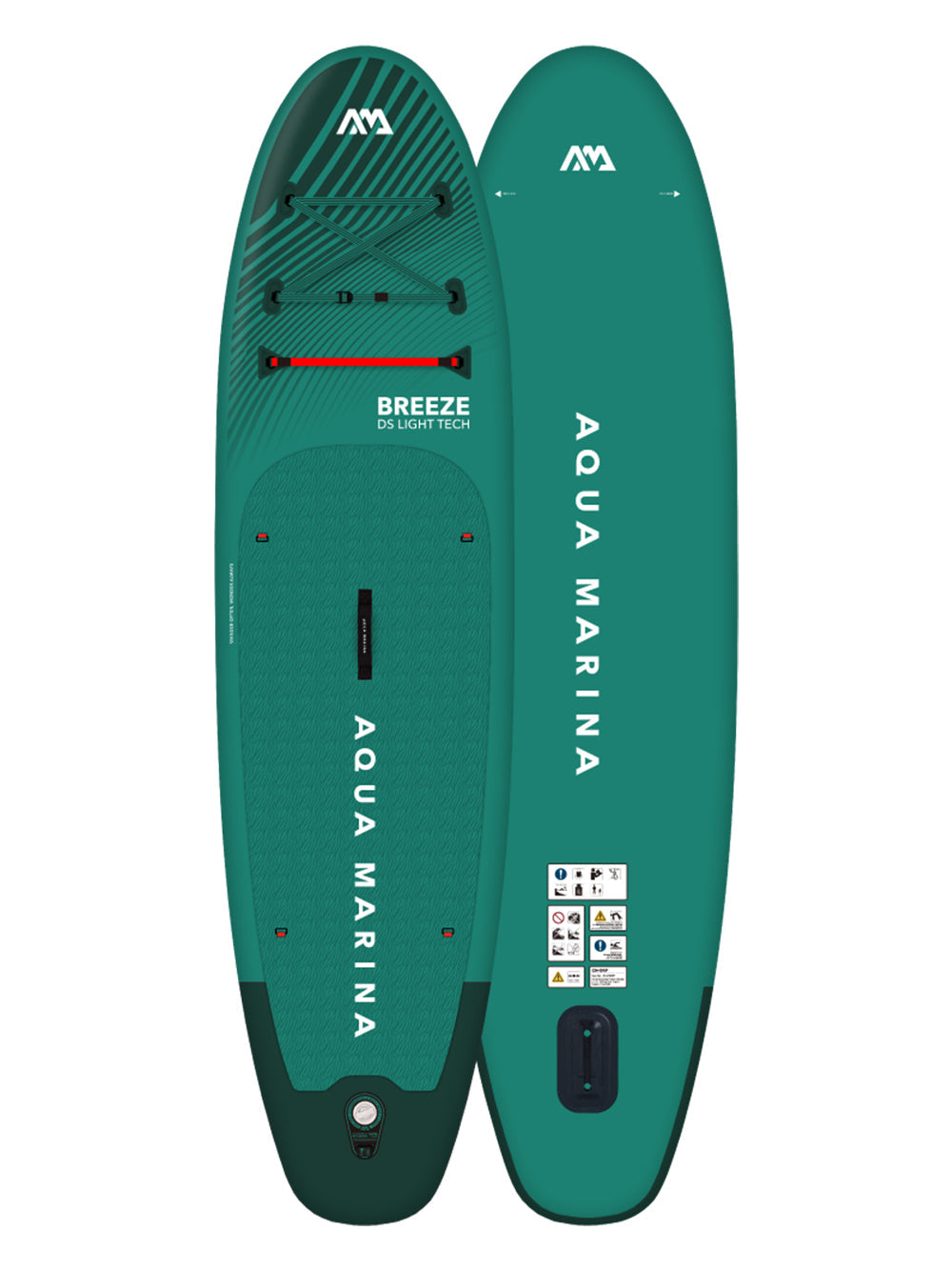 Aqua Marina Breeze 9'10'' Planche à pagaie gonflable All- Around, 3.0m/12cm, avec pagaie et laisse de sécurité