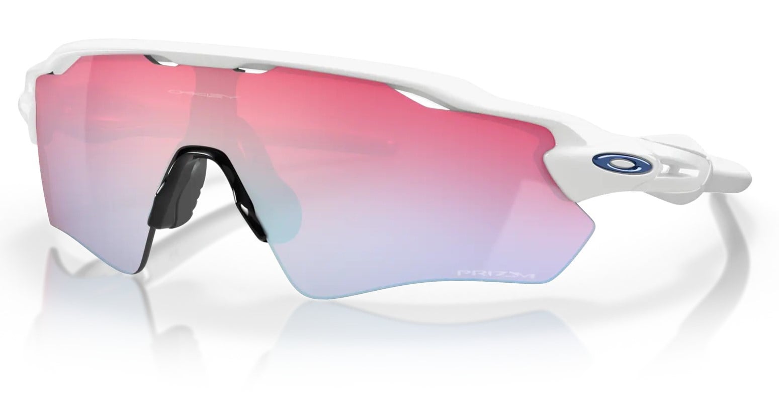 oakley Radar EV Path Polished White w/ PRIZM Snow