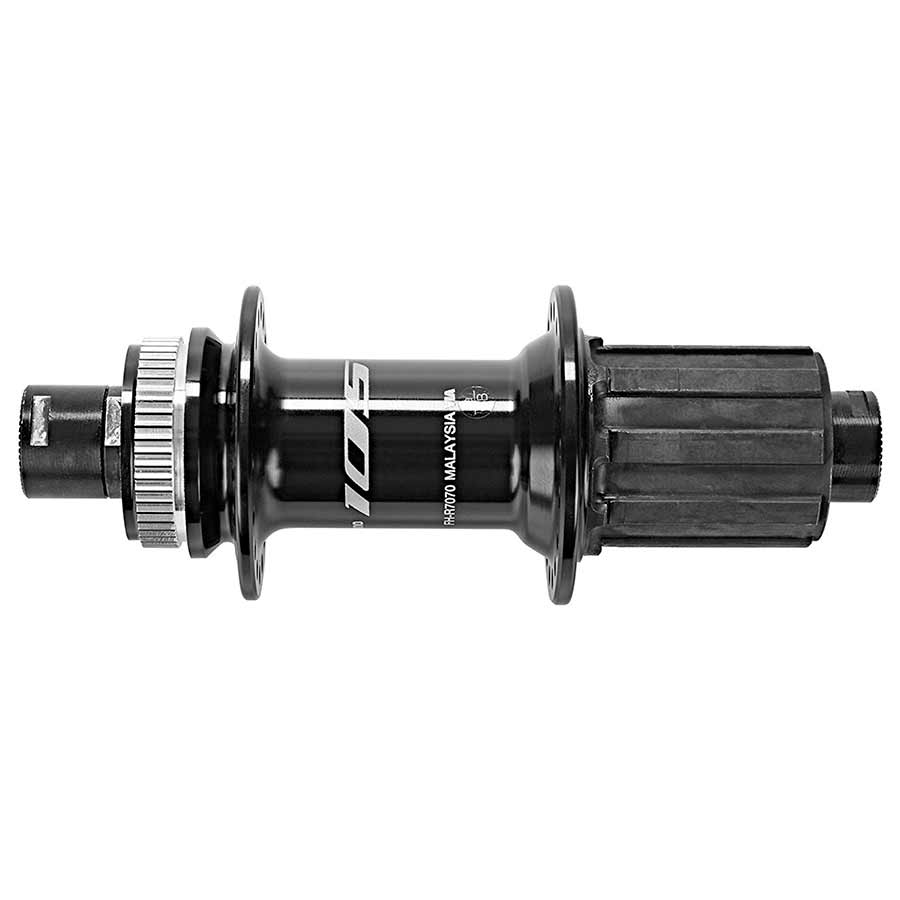 FH-R7070, Disc Hub, Rear, 32H, 12mm TA, 142mm, Shimano Road 11, Black