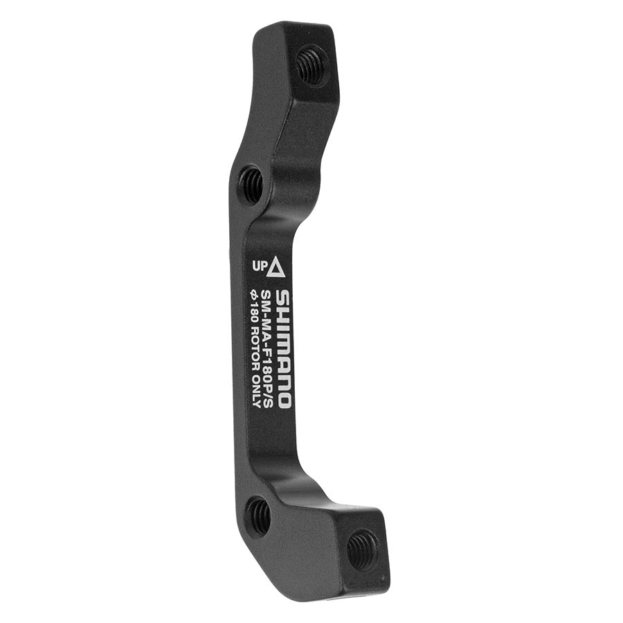 SM-MA-F180P/S, Disc brake adapter for Post Mount caliper, Front, ISO fork, 180mm rotor