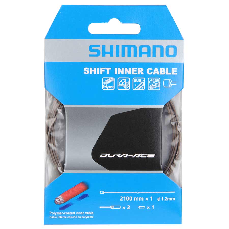 Shift cable, Polymer coated stainless steel, 1.2x2100mm, Road, Unit