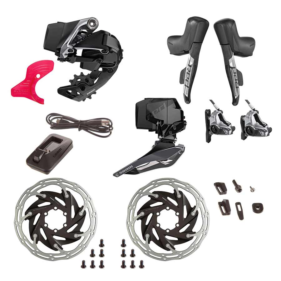 2x, Hydraulic Disc, Flat Mount 2 piece, Kit