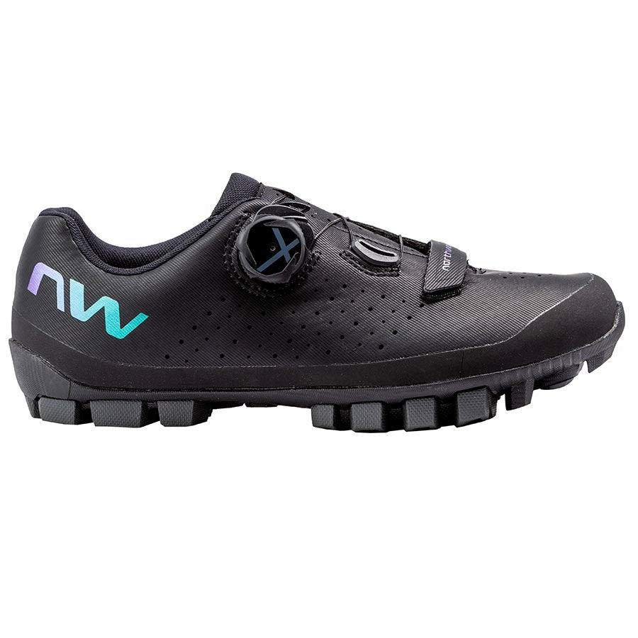 Northwave, HAMMER PLUS WMN, MTB Shoes, Black/Iridescent, 36, Pair