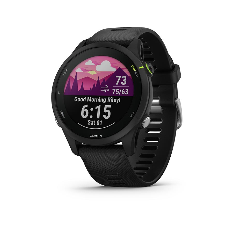 Black, Wristband: Black - Silicone