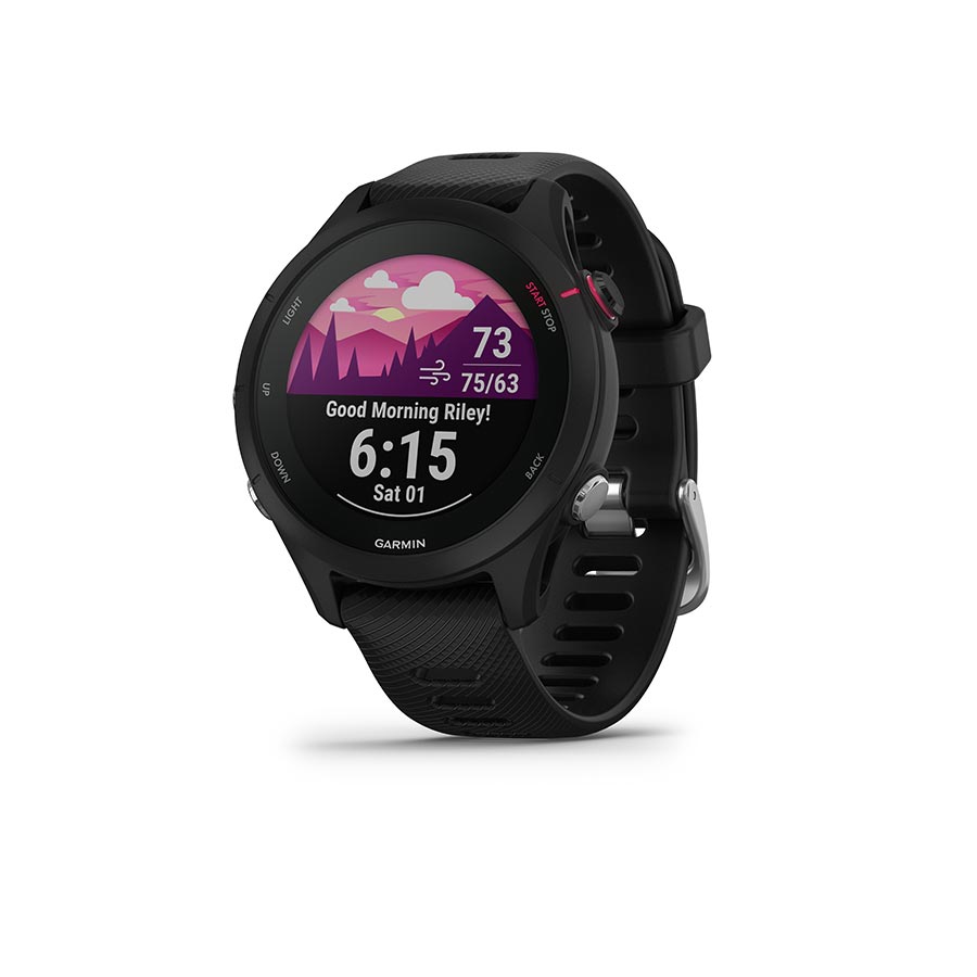 Black, Wristband: Black - Silicone