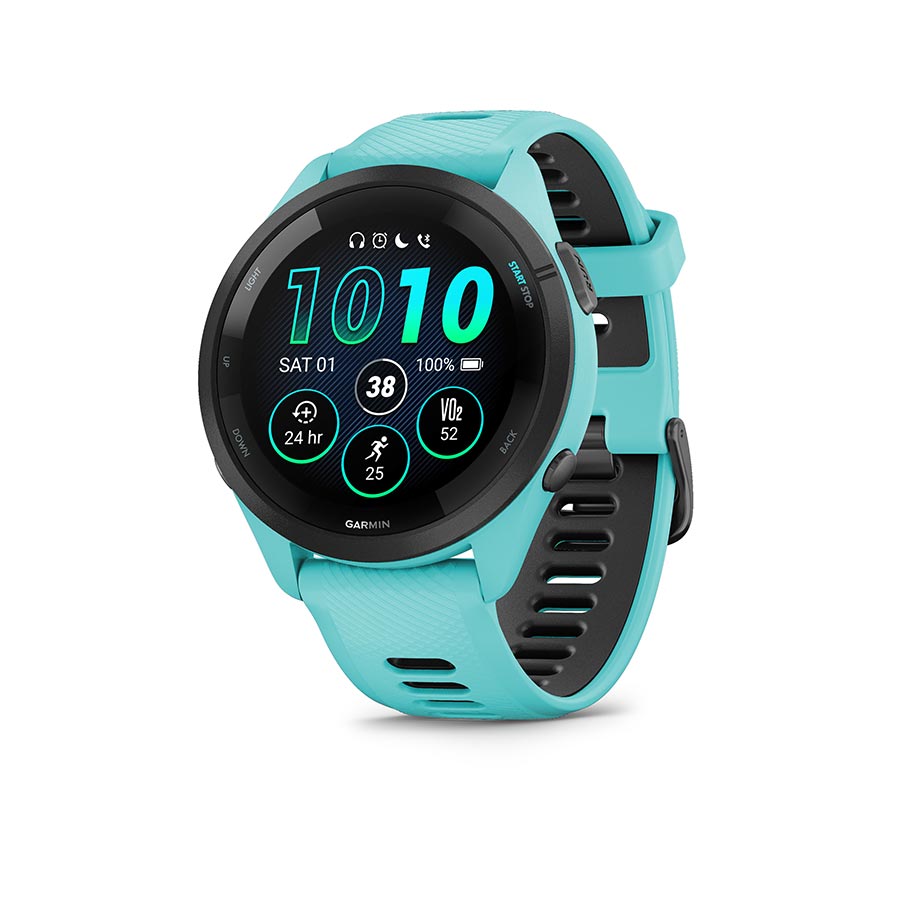 Aqua, Wristband: Aqua/Black - Silicone