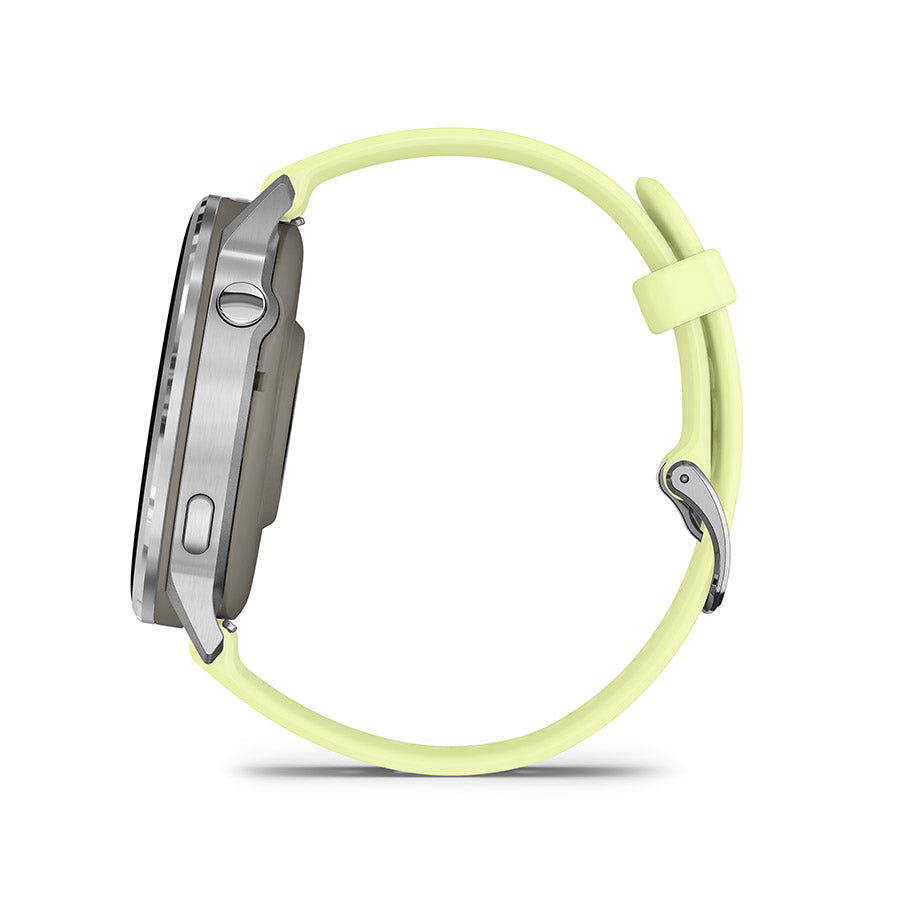 Garmin, Venu 4 45mm, Watch, Watch Color: Slate, Wristband: Black - Silicone