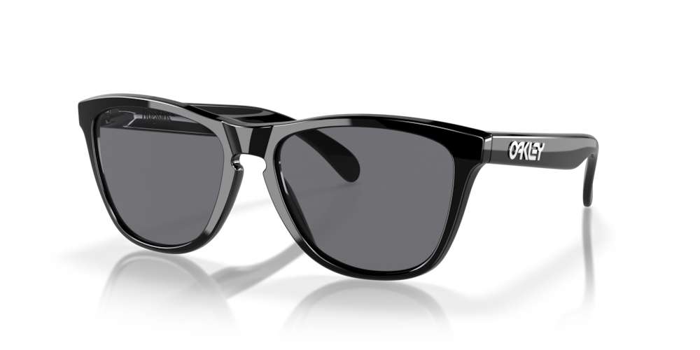 Frogskins Polished Black w/ Grey