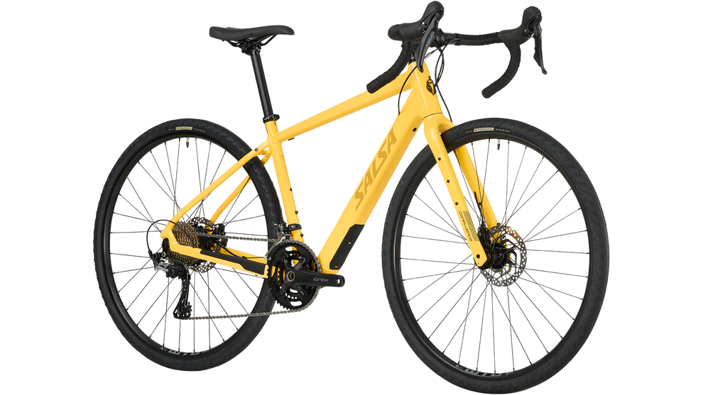 Salsa Confluence Drop Bar GRX 600 2x Ebike - 700c, Aluminum, Jaune