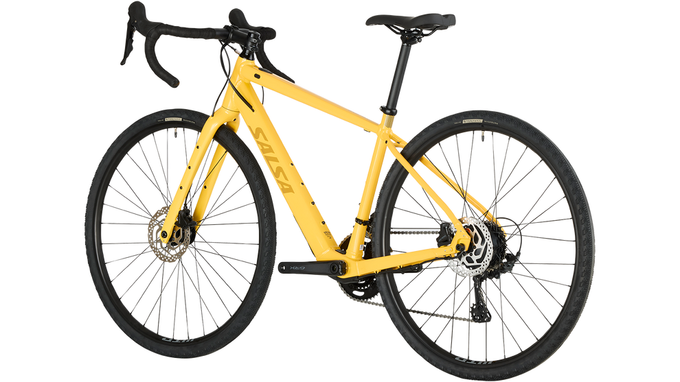 Salsa Confluence Drop Bar GRX 600 2x Ebike - 700c, Aluminum, Jaune