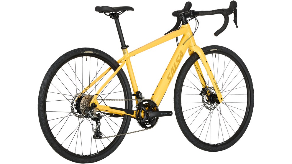 Salsa Confluence Drop Bar GRX 600 2x Ebike - 700c, Aluminum, Jaune