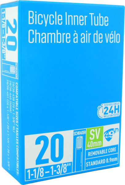 49N  CHAMBRE À AIR STANDARD - VALVE SCHRADER 20 X 1 1/8-1 3/8 PO 160020-11